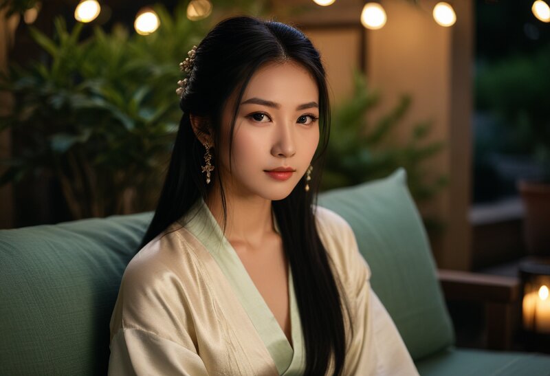小巷灯火